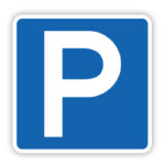 P bordje bordje vierkant 15cm