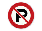 P parkeerverbod verkeersbordje
