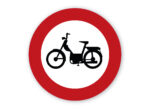 Verboden voor bromfietsen BELGIE
