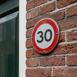 30 KM verkeersbordje - Afbeelding 2