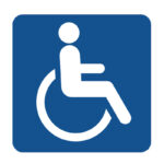 Invalide verkeersbordje