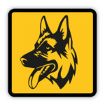 Opgepast waakhond bordje