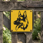 Opgepast waakhond bordje - Afbeelding 2