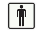 Toilet bordje heren